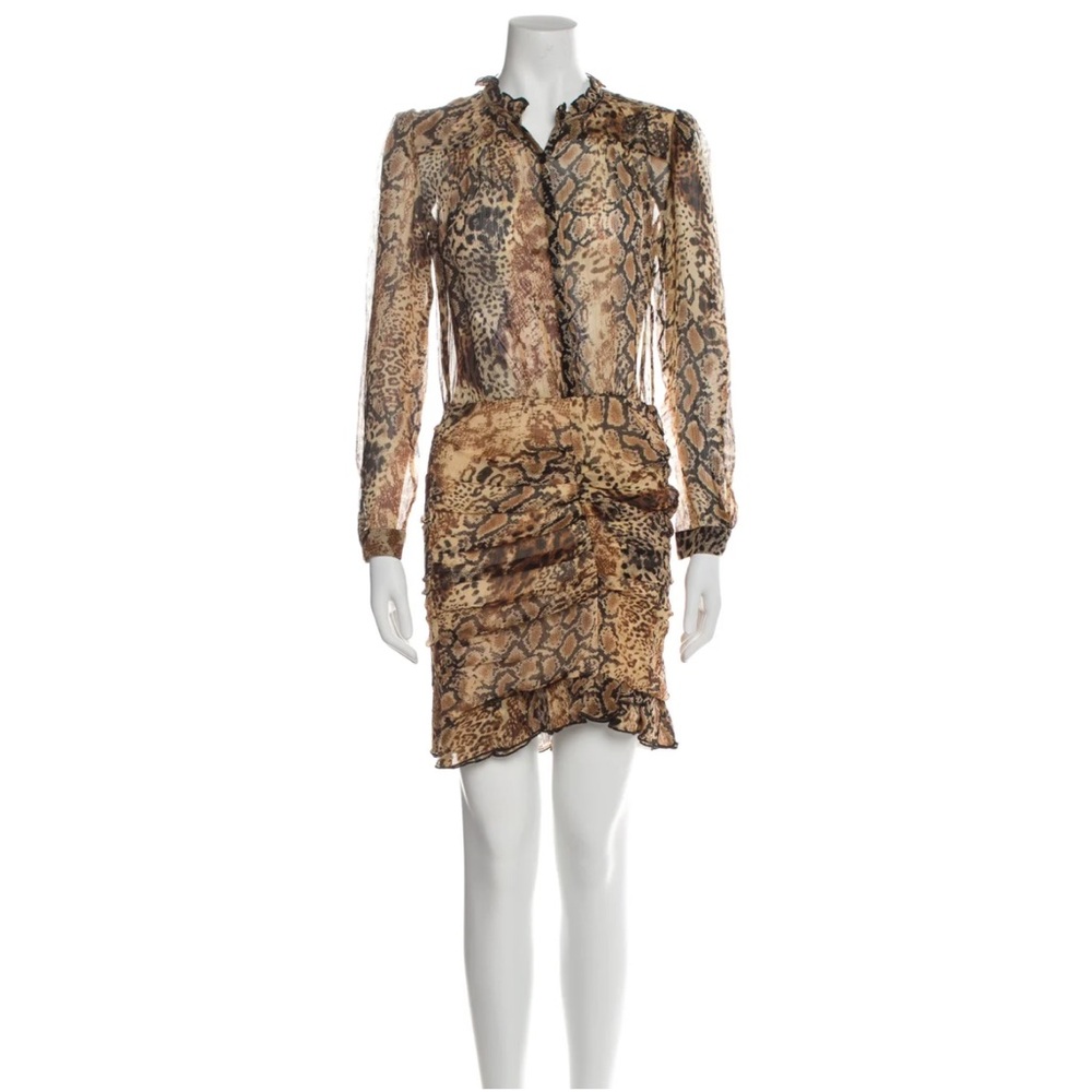 Leopard Print Dress- ba&sh - Picture 7 of 8